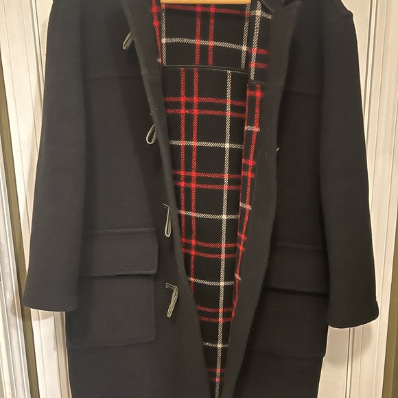 Burberry woman’s XS wool toggle coat long black - Picture 11 of 11